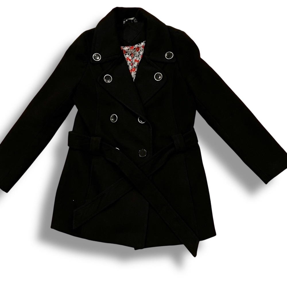 Joujou Coat Womens Size Large-Black NWOT